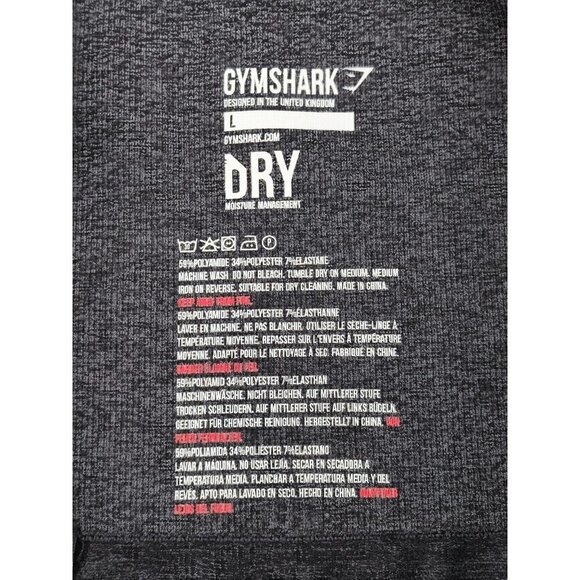 Gymshark Women's Energy Gray High Rise Leggings Size L - Picture 3 of 7